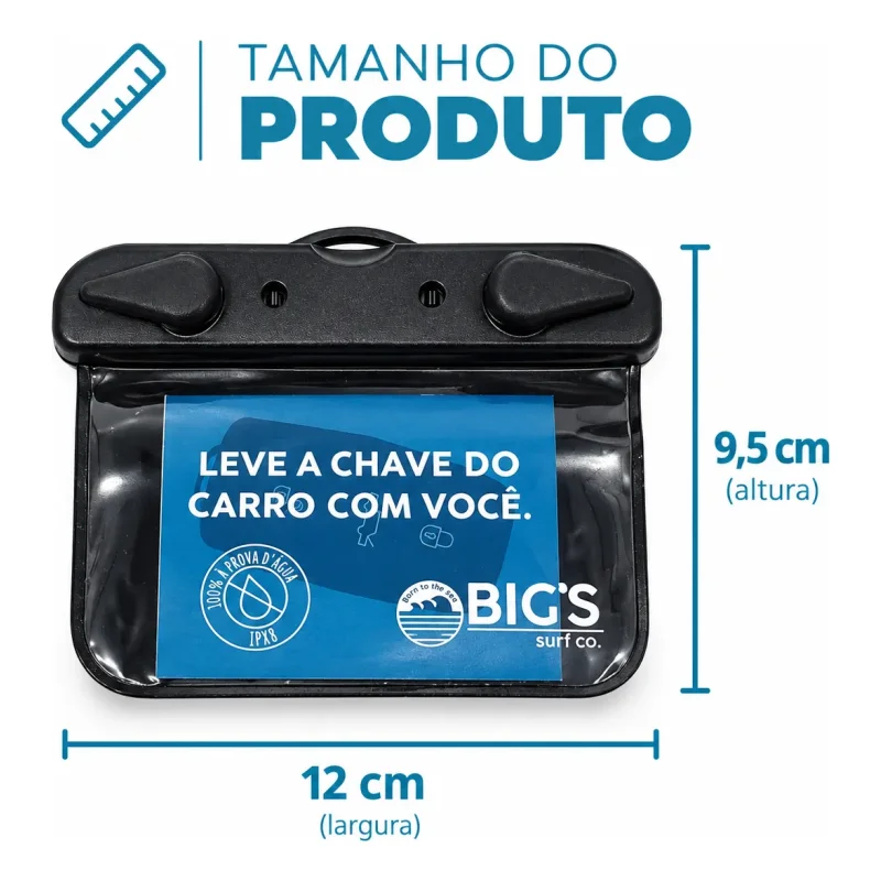 Bag Prova Dagua Para Chaves Bigs Surf Co Ipx8