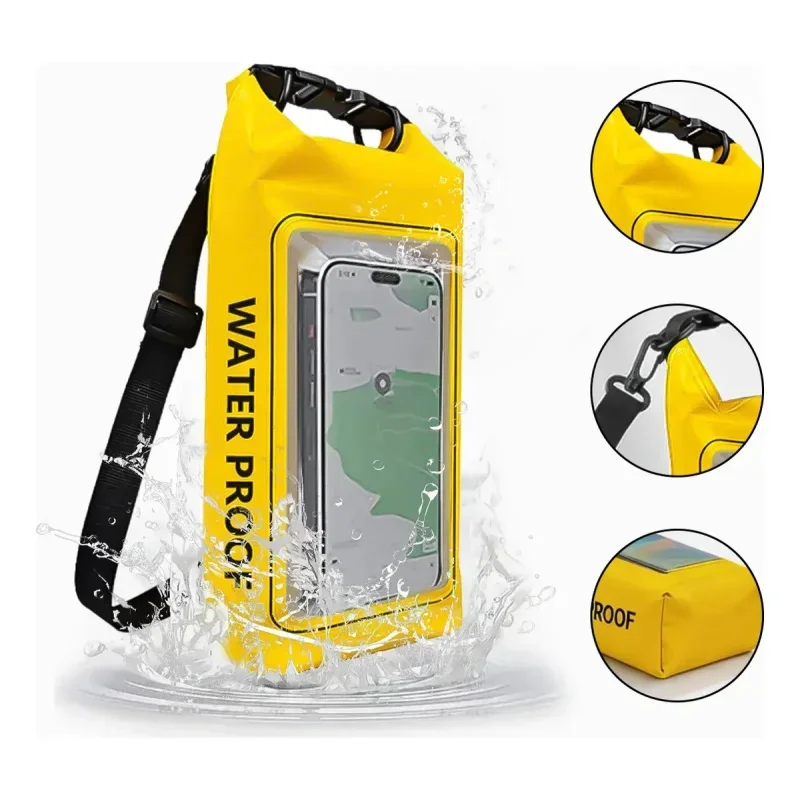 Bolsa Impermeável para Celular 2L Bumbox Amarela