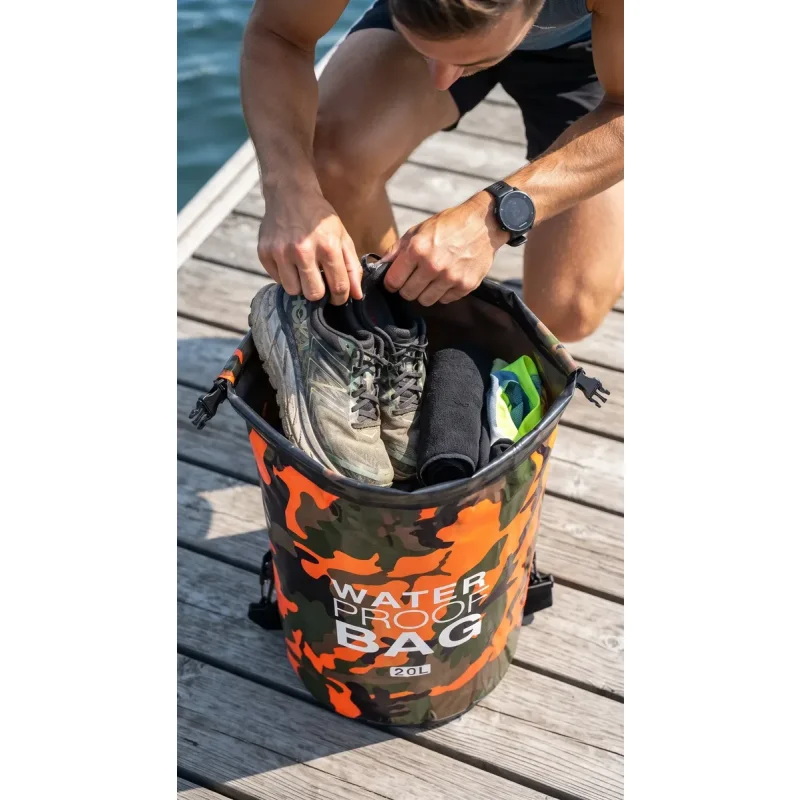 Bolsa Prova Dagua 20 Litros Saco Estanque Duas Alcas