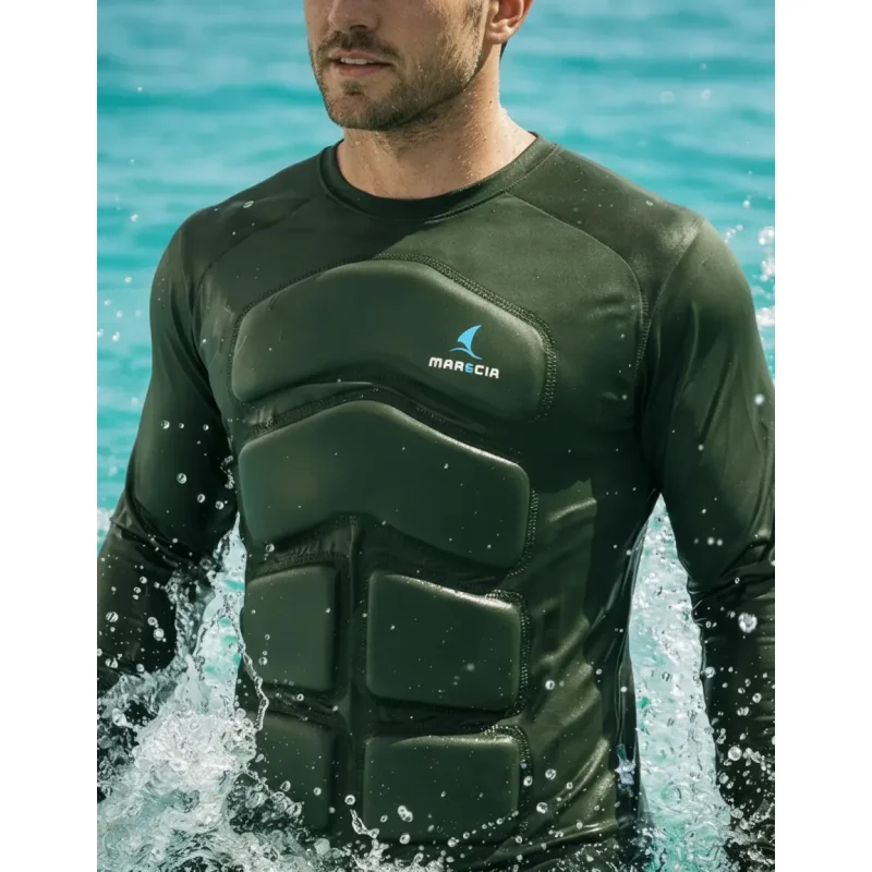 Camisa Flutuadora Uv50 Marcia Manga Longa Ate 75kg