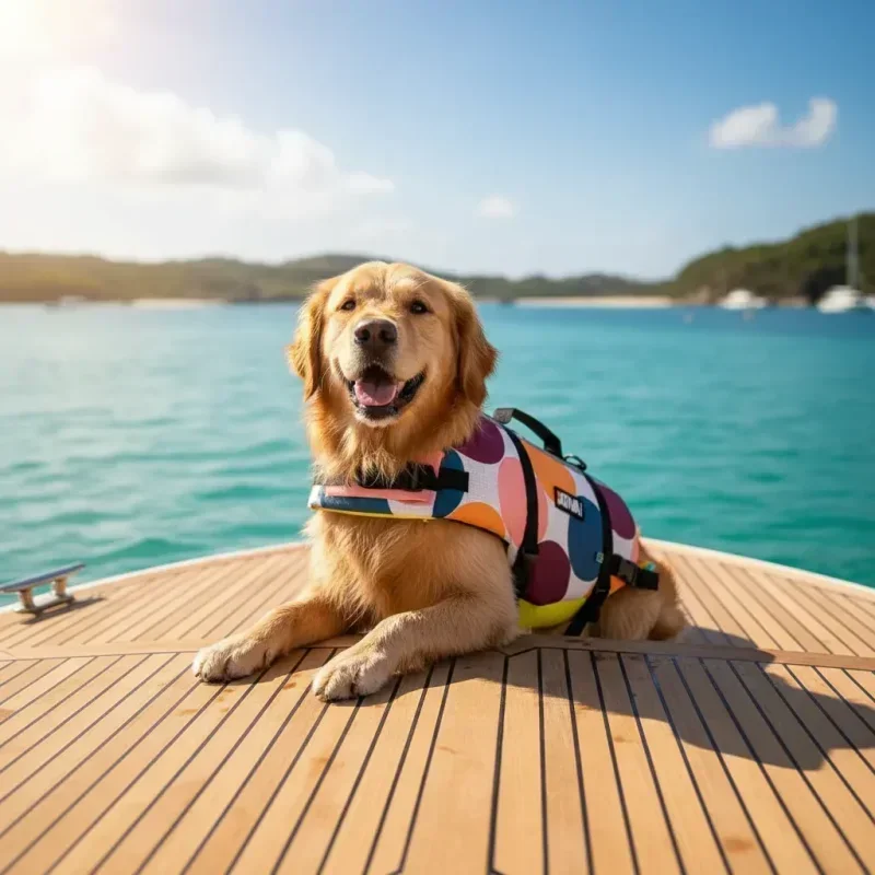 Colete Salva Vidas Cachorro EAF Pet Vest Ativa