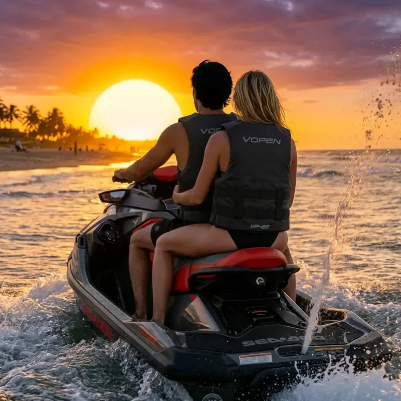 Colete Salva Vidas Jetski Nylon Homologado Classe V Eg