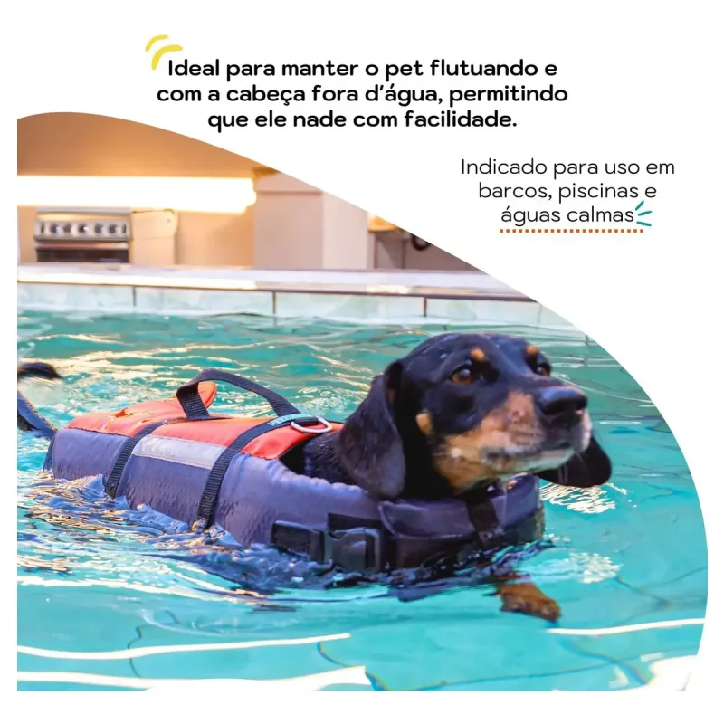 Colete Salva Vidas Pet Flutuador Caes Karppovet