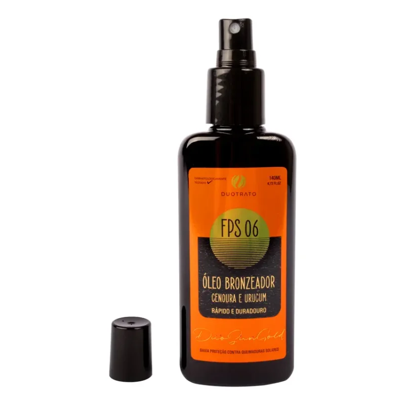 Leo Bronzeador Duotrato Cenoura E Urucum Fps 6 140ml