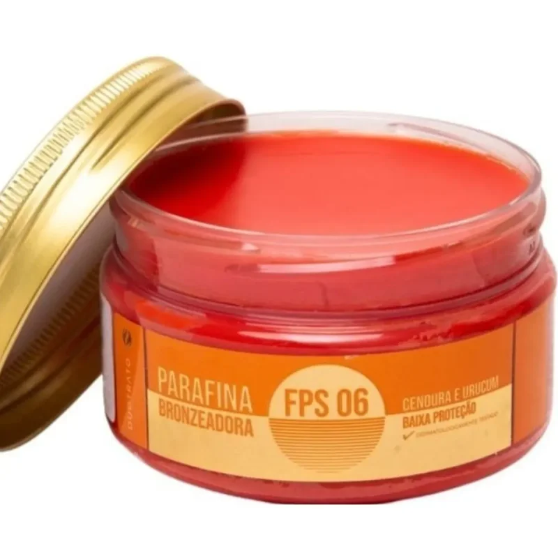 Parafina Bronzeadora Duotrato Cenoura E Urucum Fps 6 100g